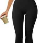 Women Yoga Jumpsuits Double Lined Sweetheart Neck Sleeveless Bell Bottoms Flare Jumpsuits