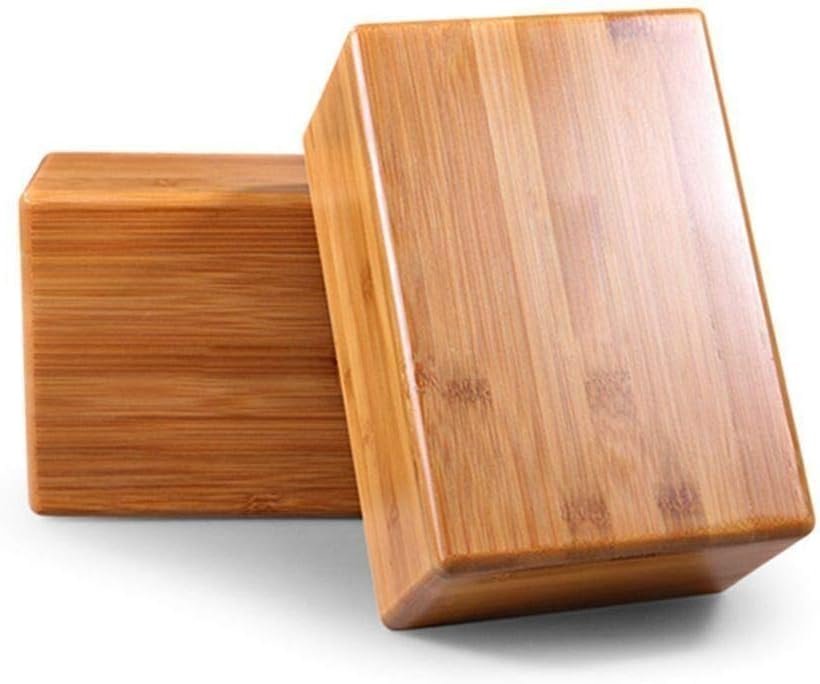 51m5vrTBACL._AC_SL1001_.jpg Bamboo Yoga Blocks for Enhanced Support, Balance, & Flexibility - Image 1