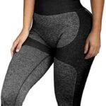 Women's Workout Sets 2 Piece - Seamless Yoga Leggings and Cross-Strap Sports Bra Gym Outfits Activewear Matching Set