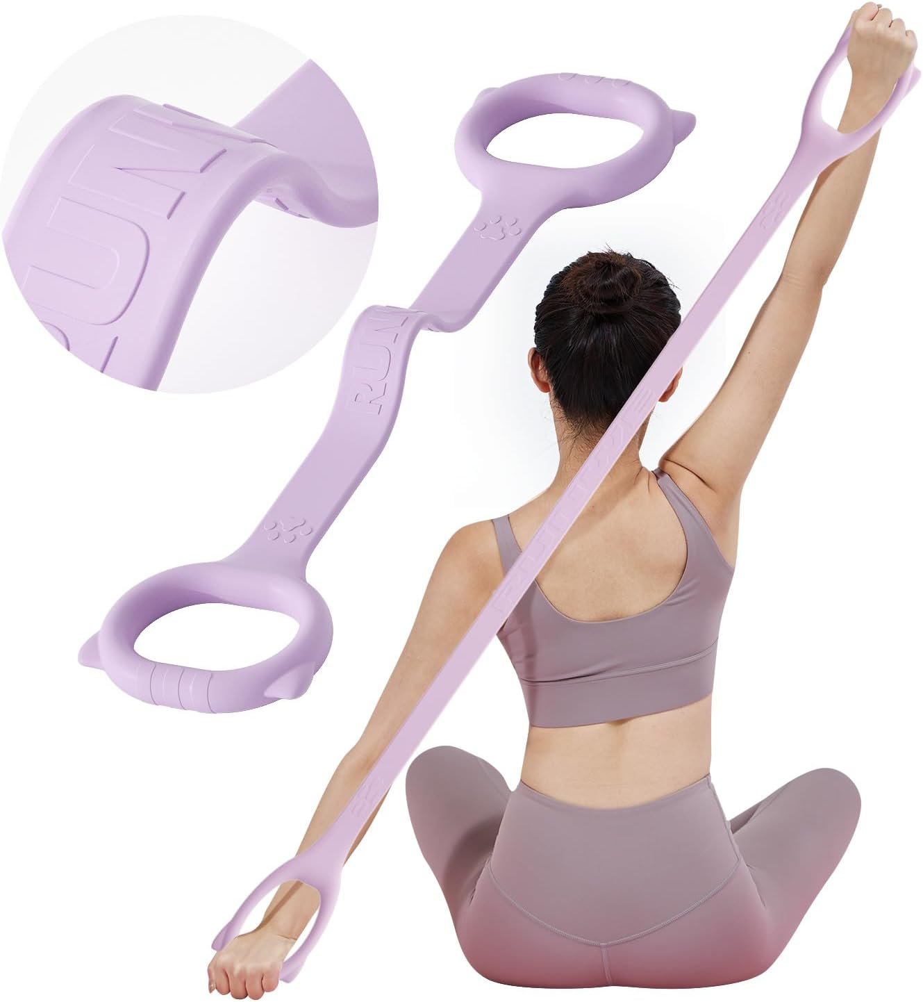 61B5yrl8pWL._AC_SL1500_.jpg Figure 8 Yoga Stretch Band - Image 1