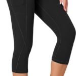 Capri Leggings for Women High Waisted Capri Leggings with Pockets for Women Tummy Control Yoga Pants