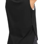Ice Silk Workout Tank Tops for Women Cool-Dry Sleeveless Loose Fit Yoga Shirts Athletic