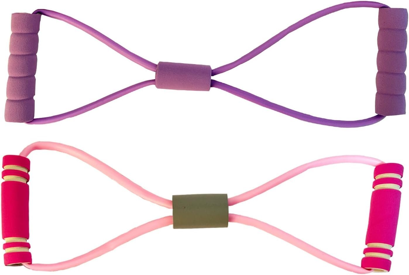 61nudThK4JL._AC_SL1500_.jpg Figure 8 Shaping Yoga Stretch Band - Image 1