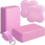 Foam Block, Knee Pad, & Strap Set for Pilates Balance & Stretching